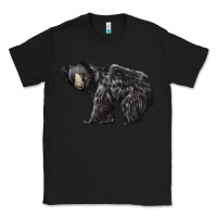 Black Sloth Bear Classic Tee - LillyAllenDesigns