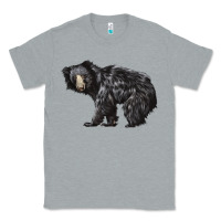 Heather Grey Sloth Bear Classic Tee - LillyAllenDesigns