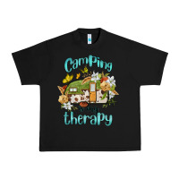 Black camping is my therapy Urban Heavy Tee - BarkalooDesign