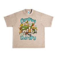French Oak camping is my therapy Urban Heavy Tee - BarkalooDesign