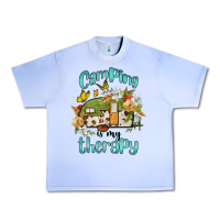 Grape Ice camping is my therapy Urban Heavy Tee - BarkalooDesign