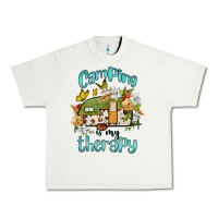 Pistachio camping is my therapy Urban Heavy Tee - BarkalooDesign