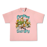 Salmon camping is my therapy Urban Heavy Tee - BarkalooDesign