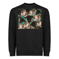 Black suffolk ewe and merino ram sheeps Heavyweight Sweatshirt - BarkalooDesign