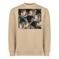 Mushroom suffolk ewe and merino ram sheeps Heavyweight Sweatshirt - BarkalooDesign