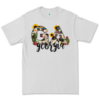 Dove Grey georgia state cowhide serape cactus Premium Tee - RanaPortraitStore