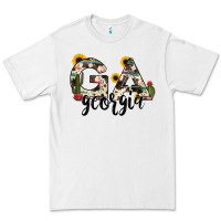 White georgia state cowhide serape cactus Premium Tee - RanaPortraitStore