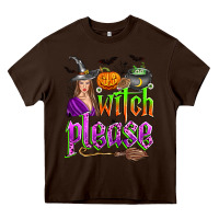 Chocolate Brown witch please Heavy Core Tee - Zillion Design Studio