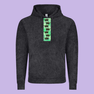 Dinosaur Ankylosaurus Pen Wrap Vintage Hoodie Designed By Artiststas
