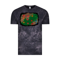 Cloud Black green buffalo plaid christmas background Vintage Tee - AdoDesignShop