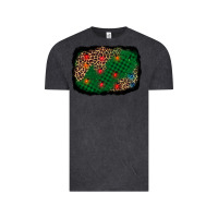 Vintage Black green buffalo plaid christmas background Vintage Tee - AdoDesignShop