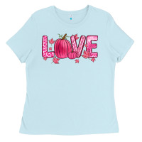Baby Blue love breast cancer Ladies Tee - Zillion Design Studio