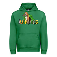 Emerald lucky dog St. Patrick's Urban Hoodie - HowdyJamesFarm