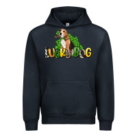 Navy lucky dog St. Patrick's Urban Hoodie - HowdyJamesFarm