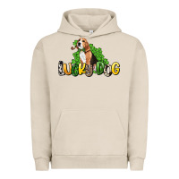 Pigment French Oak lucky dog St. Patrick's Urban Hoodie - HowdyJamesFarm