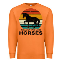 Carrot Just A Girl Who Loves Horses Premium Sweatshirt - Bettercallsaul