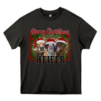 Asphalt merry christmas heifer Heavy Core Tee - RanaPortraitStore