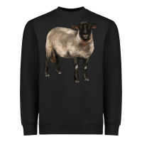 Black suffolk ewe Heavyweight Sweatshirt - BarkalooDesign