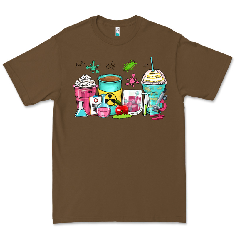 Science Teacher Coffee Cups Premium Tee by Zillion Design Studio | Teevron