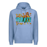 Colony Blue Talk Turkey To Me Premium Hoodie - texasbilliewilder