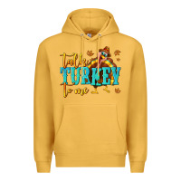 Mustard Talk Turkey To Me Premium Hoodie - texasbilliewilder