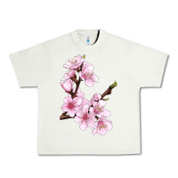 Pistachio Peach Blossom Urban Heavy Tee - LillyAllenDesigns