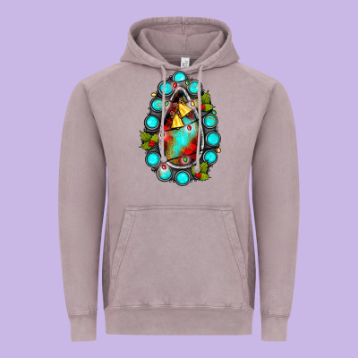 Gemstone Christmas Vintage Hoodie Designed By Jahusdesignshop