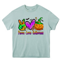 Arona peace love halloween Heavy Core Tee - Zillion Design Studio