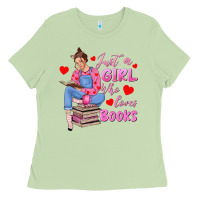 Matcha just a girl who loves books Ladies Tee - texasbilliewilder
