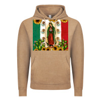 Vintage Coffee our lady of guadalupe Vintage Hoodie - JahusDesignShop