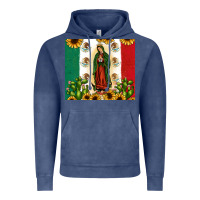 Vintage Denim our lady of guadalupe Vintage Hoodie - JahusDesignShop