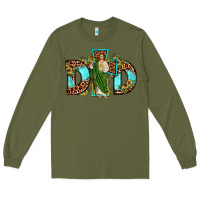 Army Green dad san judas sunflower leopard turquoise Long Sleeve Tee - JahusDesignShop