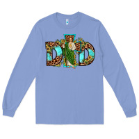 Colony Blue dad san judas sunflower leopard turquoise Long Sleeve Tee - JahusDesignShop