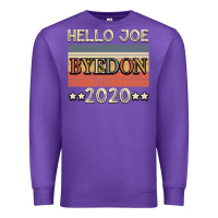 Purple Hello Joe Biden 2020 Premium Sweatshirt - Bettercallsaul