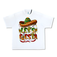 White let's fiesta mexican hat Urban Heavy Tee - BarkalooDesign