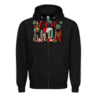 Black let it snow Zipper Hoodie - MaliasSmallBusiness