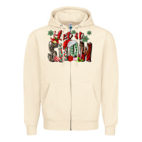 Sandshell let it snow Zipper Hoodie - MaliasSmallBusiness