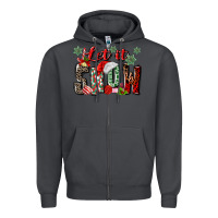 Smoke let it snow Zipper Hoodie - MaliasSmallBusiness