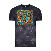 Cloud Black gemstone sunflower Vintage Tee - AdoDesignShop
