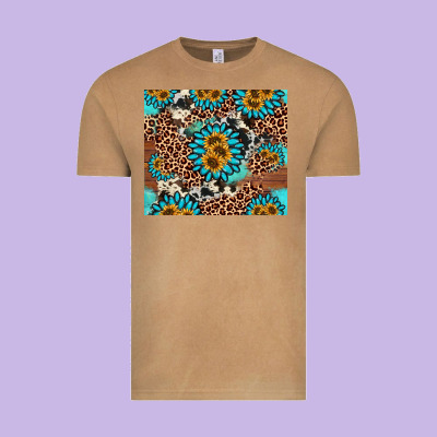 Gemstone Sunflower Vintage Tee Designed By Adodesignshop