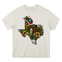 Cream christmas texas Heavy Core Tee - RanaPortraitStore