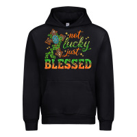 Black Not lucky just Blessed with Cross St. Patricks day Urban Hoodie - HowdyJamesFarm