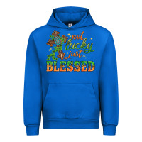 Cobalt Not lucky just Blessed with Cross St. Patricks day Urban Hoodie - HowdyJamesFarm