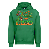 Emerald Not lucky just Blessed with Cross St. Patricks day Urban Hoodie - HowdyJamesFarm