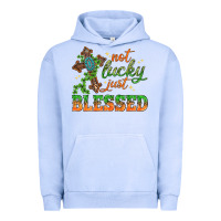 Pigment Grape Ice Not lucky just Blessed with Cross St. Patricks day Urban Hoodie - HowdyJamesFarm