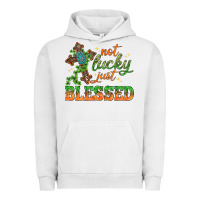 Pigment Lunar Rock Not lucky just Blessed with Cross St. Patricks day Urban Hoodie - HowdyJamesFarm