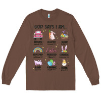 Chestnut christian easter Long Sleeve Tee - MaliasSmallBusiness