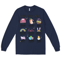 Navy christian easter Long Sleeve Tee - MaliasSmallBusiness