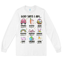 White christian easter Long Sleeve Tee - MaliasSmallBusiness