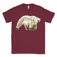 Burgundy Polar Bear Classic Tee - LillyAllenDesigns